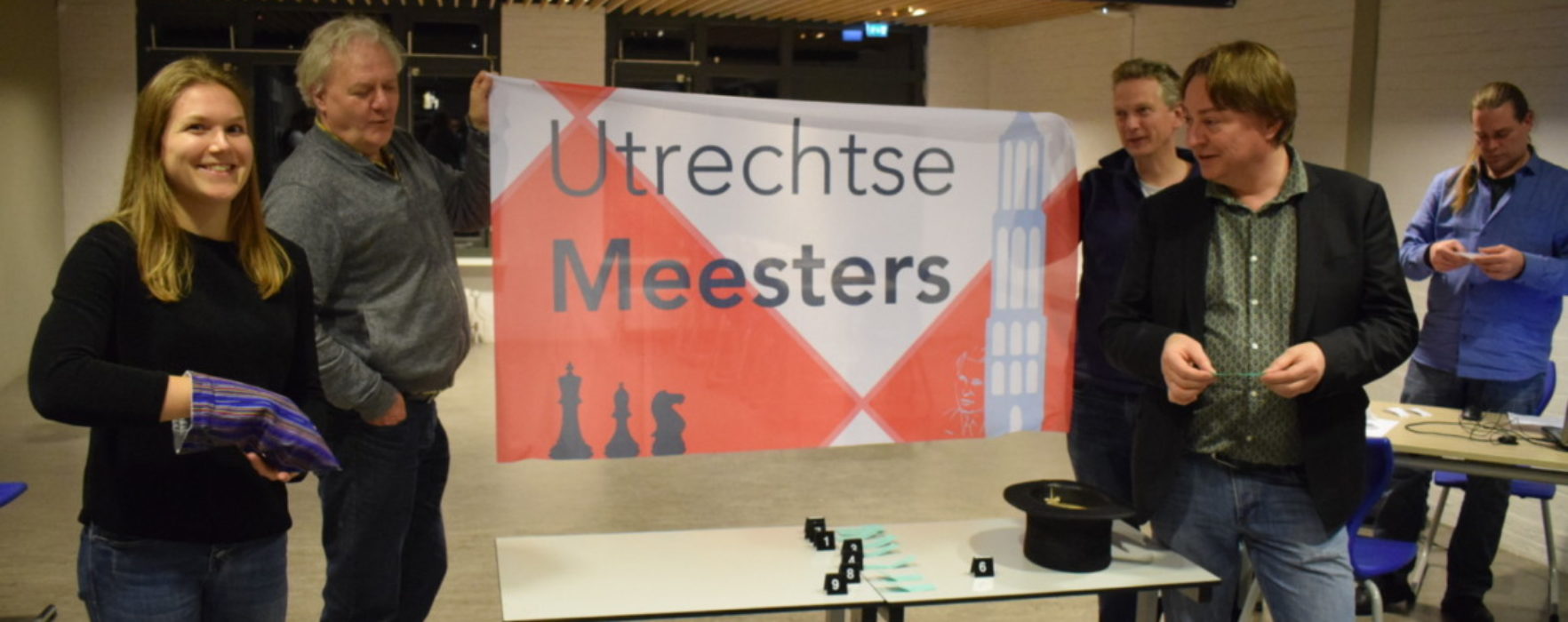 Xander Wemmers en Rosa Ratsma doen loting Utrechtse Meesters